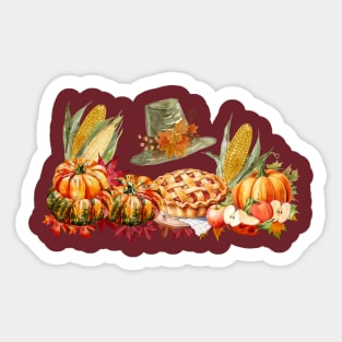 Thanksgiving it's fall! Sticker